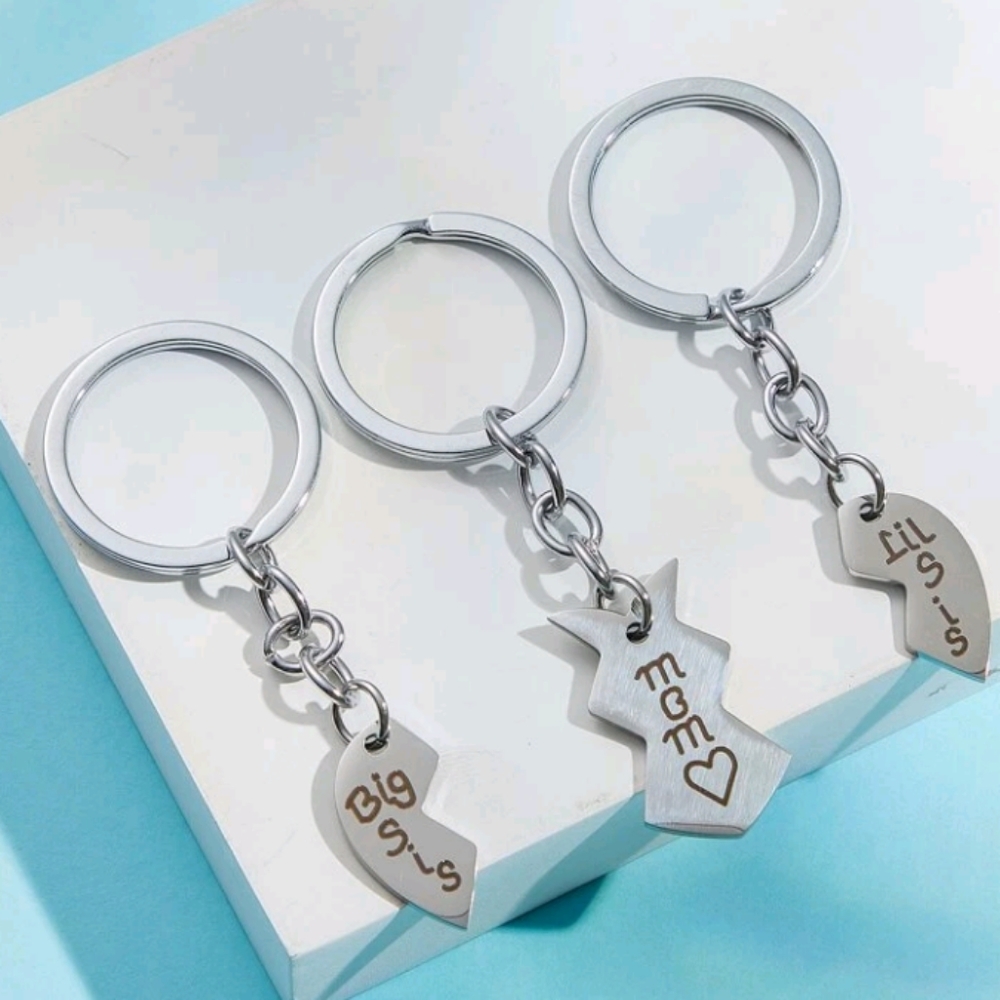 Big Sis/Mom/Lil Sis 3pc Key Chain